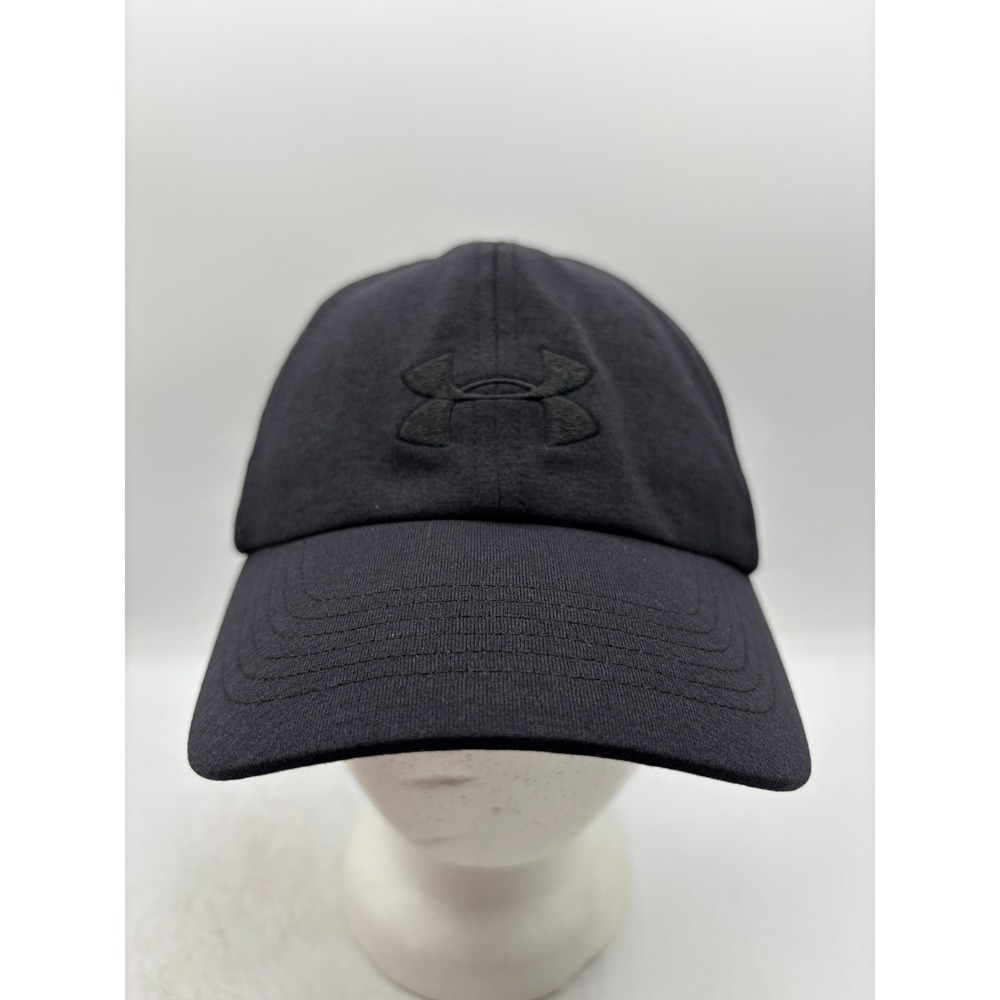 Under Armour Women's Mictrothread Renegade Cap Black Strapback Hat OSFM